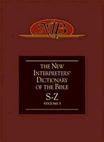 New Interpreter's Dictionary of the Bible Volume 5 - NIDB