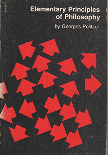 Elementary Principles of Philosophy (New World Paperbacks)