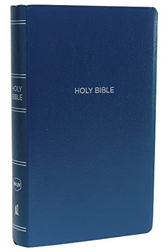 NKJV, Gift and Award Bible, Leather-Look, Blue, Red Letter, Comfo