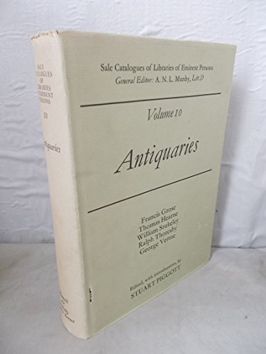 Sale Catalogues of Libraries of Eminent Persons : Antiquaries