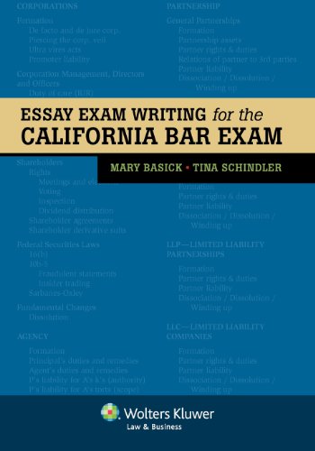 Essay Exam Writing for the California Bar Exam (Bar Review)