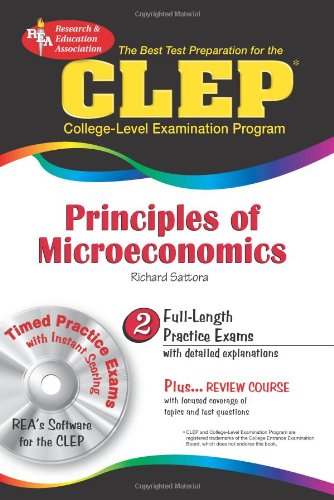 Clep Principles of Microeconomics W/ Cd-rom (clep Test Preparation)