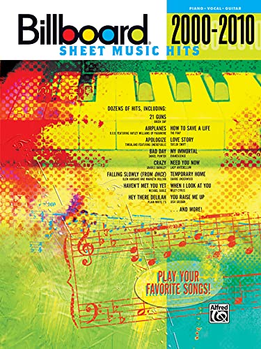 Billboard Sheet Music Hits 2000-2010: Piano/Vocal/Guitar (Billboard Magazine)
