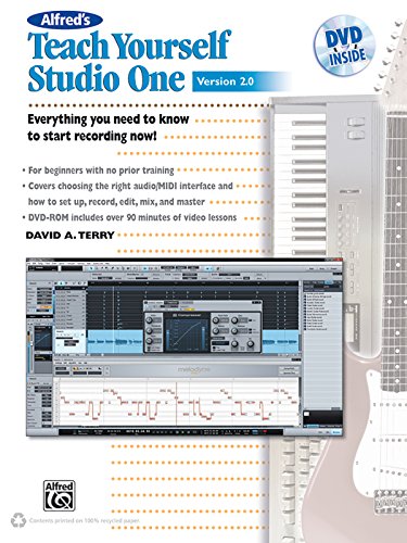Alfred's Teach Yourself Studio One v. 2.0 (Book & DVD) Paperback