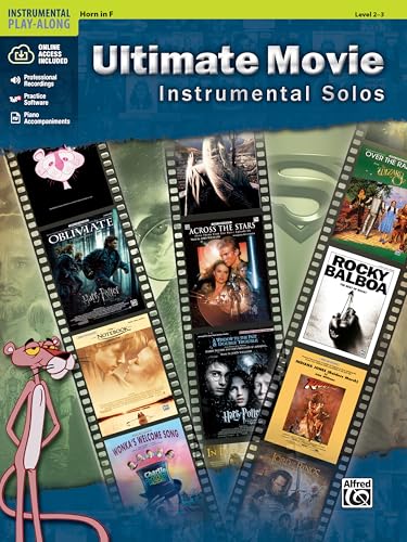 Ultimate Movie Instrumental Solos: Horn in F, Book & Online Audio/Software/PDF (Ultimate Pop Instrumental Solos Series)
Ultimate Movie Instrumental Solos: Horn in F, Book & Online Audio/Software/PDF (Ultimate Pop Instrumental Solos Series)