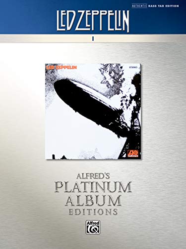 

Led Zeppelin -- I Platinum Bass Guitar: Authentic Bass TAB (Alfred's Platinum Album Editions) [Soft Cover ]
