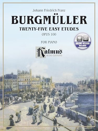 Twenty-five Easy Etudes, Op. 100: Book & CD (Kalmus Edition)
