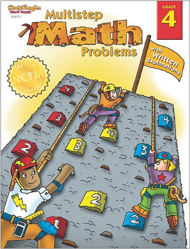 Multistep Math Problems: Reproducible Grade 4
