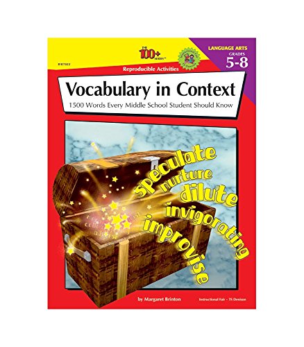 The 100+ Series Vocabulary in Context: 1500 Words Every Middle School Student Should Know
The 100+ Series Vocabulary in Context: 1500 Words Every Middle School Student Should Know