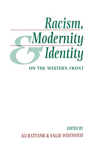 Racism, Modernity and Identity : On the Western Front