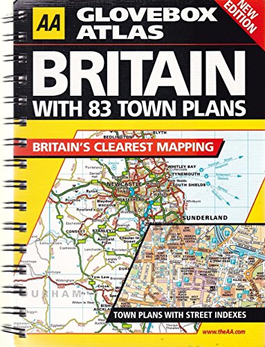 AA Glovebox Atlas Britain with 83 town plans. New Edition