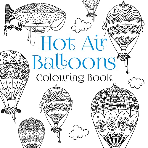 Hot Air Balloons Colouring Book (Paperback or Softback)