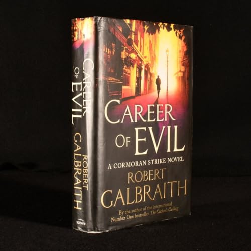 CAREER OF EVIL - FIRST EDITION FIRST PRINTING WITH FIRST STATE DUST JACKET SHOWING REVIEWERS NAME...