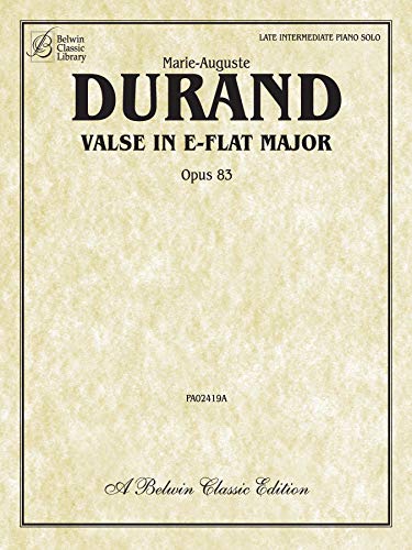 Valse in E-flat, Op. 83: Sheet (Belwin Classic Library)