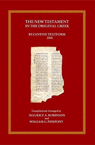 The New Testament in the Original Greek: Byzantine Textform 2005 (Greek Edition)
The New Testament in the Original Greek: Byzantine Textform 2005 (Greek Edition)