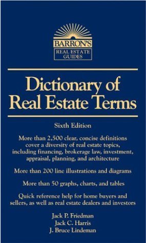 Dictionary of Real Estate Terms (Barron's Business Guides)