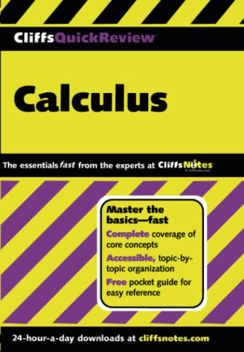 CliffsQuickReview Calculus (Cliffs Quick Review (Paperback)) Paperback