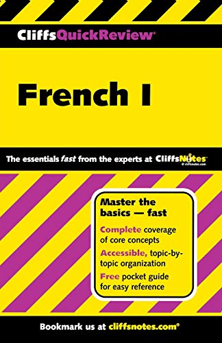 CliffsQuickReview French I (Cliffs Quick Review (Paperback)) (Bk. 1)
