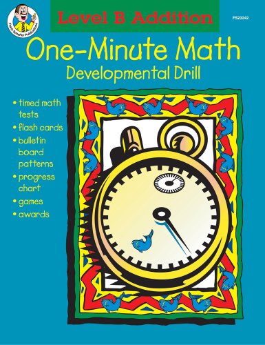 One-Minute Math: Level B Addition Sums 11 to 18 (FS-23242)