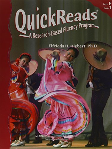 QuickReads: A Research-Based Fluency Program Level F Book 1