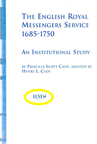 The English Royal Messengers Service, 1685-1750: An Institutional Study (Studies in British History)
The English Royal Messengers Service, 1685-1750: An Institutional Study (Studies in British History)