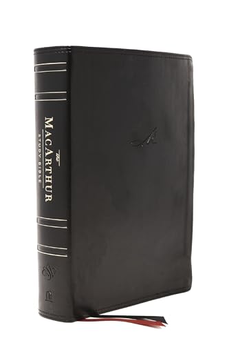 ESV, MacArthur Study Bible, 2nd Edition, Leathersoft, Black, Thumb Indexed: Unleashing God's Truth One Verse at a Time
ESV, MacArthur Study Bible, 2nd Edition, Leathersoft, Black, Thumb Indexed: Unleashing God's Truth One Verse at a Time