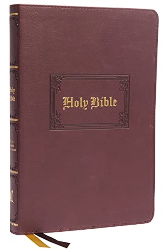 KJV, Thinline Bible, Large Print, Vintage Series, Leathersoft, Brown, Red Letter, Comfort Print: Holy Bible, King James Version
KJV, Thinline Bible, Large Print, Vintage Series, Leathersoft, Brown, Red Letter, Comfort Print: Holy Bible, King James Version