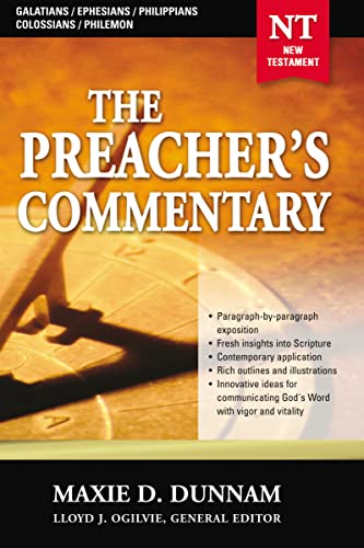 Galatians/Ephesians/Philippians/Colossians/Philemon. The Preacher's Commentary series Volume 31
Galatians/Ephesians/Philippians/Colossians/Philemon. The Preacher's Commentary series Volume 31
