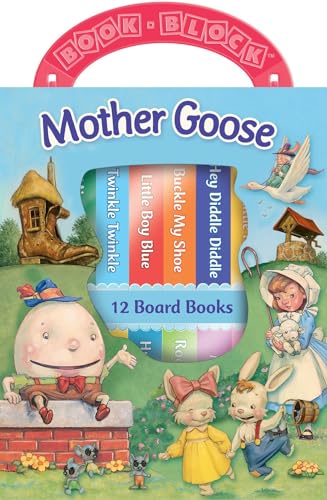 Mother Goose Deluxe My First Library 12 Board Book Block - PI Kids