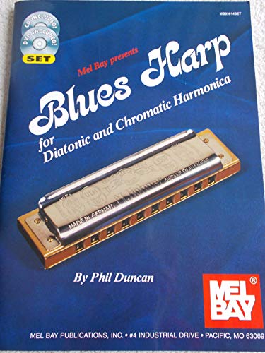 Mel Bay Blues Harp Set for Diatonic & Chromatic Harmonica (Includes CDs)