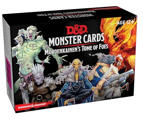 Monster Cards: Mordenkainen's Tome Foes (Dungeons Dragons 5th Edition 5e)
Monster Cards: Mordenkainen's Tome Foes (Dungeons Dragons 5th Edition 5e)