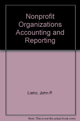 NONPROFIT ORGANIZATIONS ACCOUNTING AND REPORTING
