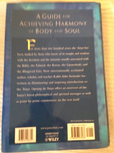 Opening the Tanya: Discovering the Moral and Mystical Teachings of a Classic Work of Kabbalah
Opening the Tanya: Discovering the Moral and Mystical Teachings of a Classic Work of Kabbalah