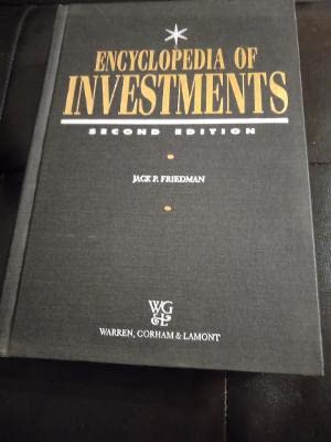 Encyclopedia of Investments/With 1990 Update With Cumulative Index