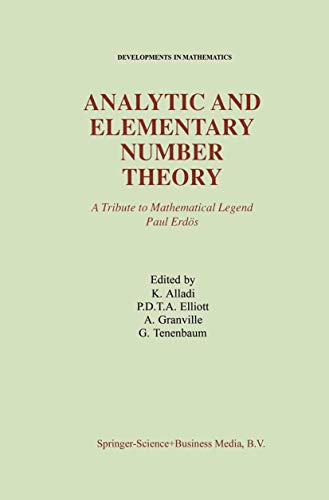 Analytic and Elementary Number Theory: A Tribute to Mathematical Legend Paul Erdos The Ramanujan ...