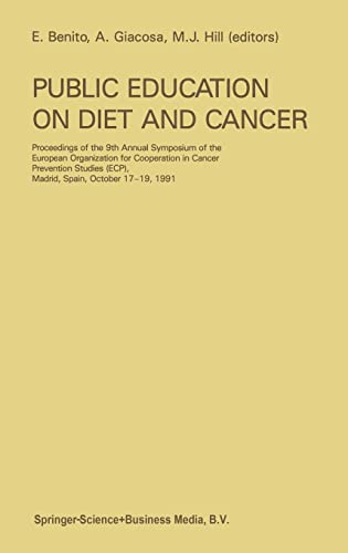 Public Education on Diet and Cancer (Developments in Oncology)