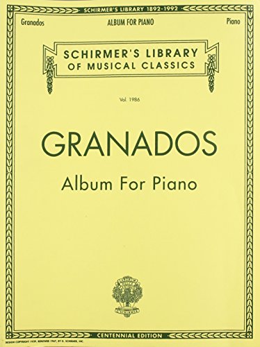 Album for Piano : Schirmer Library of Classics Volume 1986 Piano Solo