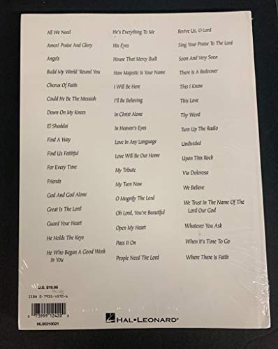 The Big Book of Contemporary Christian Favorites: Piano/Vocal/Guitar