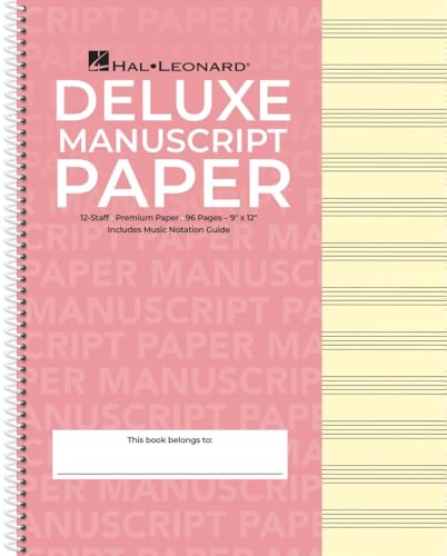 Deluxe Wirebound Premium Manuscript Paper Pink Cover Format: Paperback