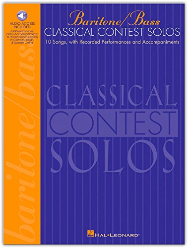 Classical Contest Solos - Baritone/Bass Book/Online Audio