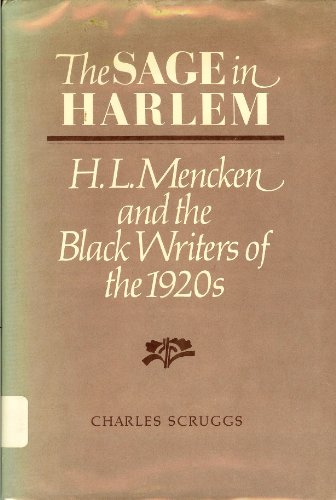 2 books -- The Sage in Harlem: H.L. Mencken and the Black Writers of the 1920s _ The Diary of H. ...