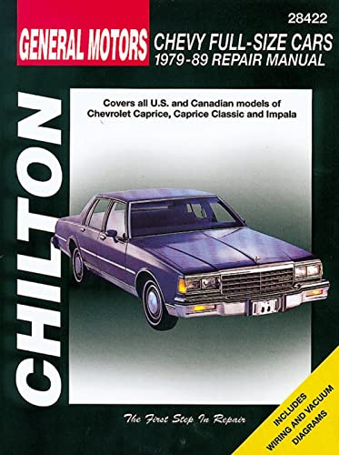 GM Chevrolet Full-Size Cars, 1979-89 (Chilton Total Car Care Series Manuals)
GM Chevrolet Full-Size Cars, 1979-89 (Chilton Total Car Care Series Manuals)