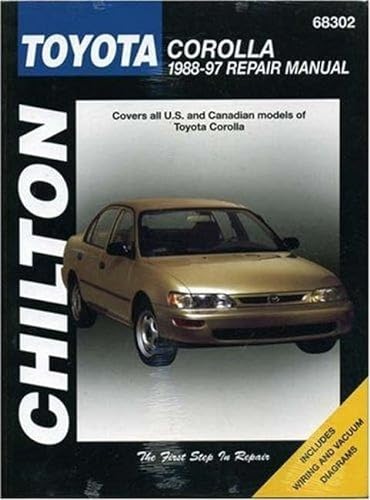 CHILTON'S TOYOTA COROLLA 1988-97 REPAIR MANUAL