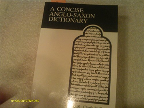A Concise Anglo-Saxon Dictionary (Fourth edition)