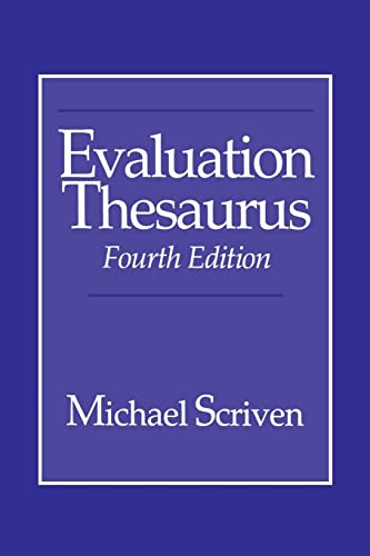Evaluation Thesaurus. 4th Ed.