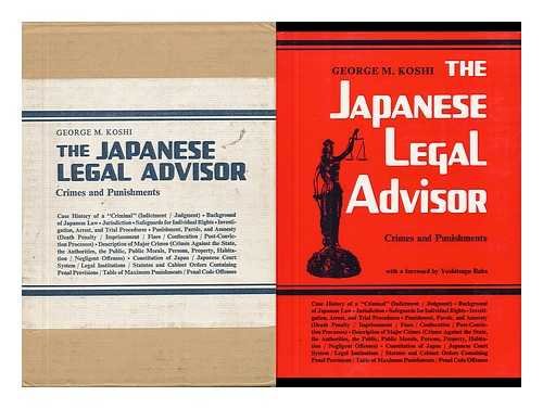The Japanese Legal Advisor:Crimes and Punishments: Crimes and Punishments