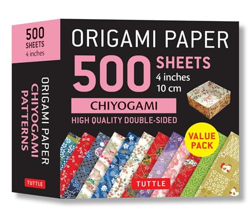 OrigamiPaper500sheetsChiyogamiPatterns4(10cm) Format: Loose-leaf