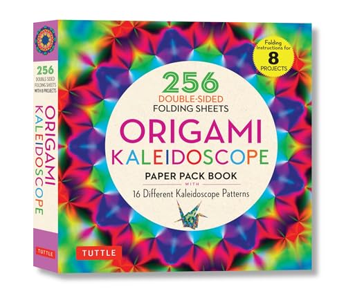 Origami Kaleidoscope Paper Pack Book: 256 Double-Sided Folding Sheets (Includes Instructions for 8 Models)
Origami Kaleidoscope Paper Pack Book: 256 Double-Sided Folding Sheets (Includes Instructions for 8 Models)