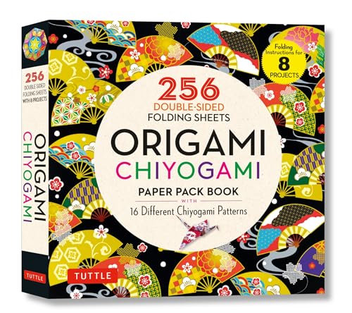 Origami Chiyogami Paper Pack Book: 256 Double-Sided Folding Sheets (Includes Instructions for 8 Models)
Origami Chiyogami Paper Pack Book: 256 Double-Sided Folding Sheets (Includes Instructions for 8 Models)