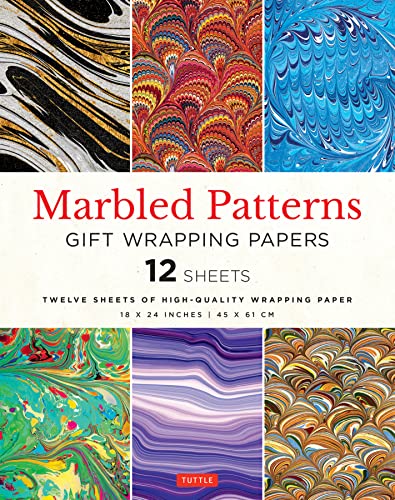 Marbled Patterns Gift Wrapping Paper : 18 X 24 Inch - 45 X 61 Cm High-quality Wrapping Paper